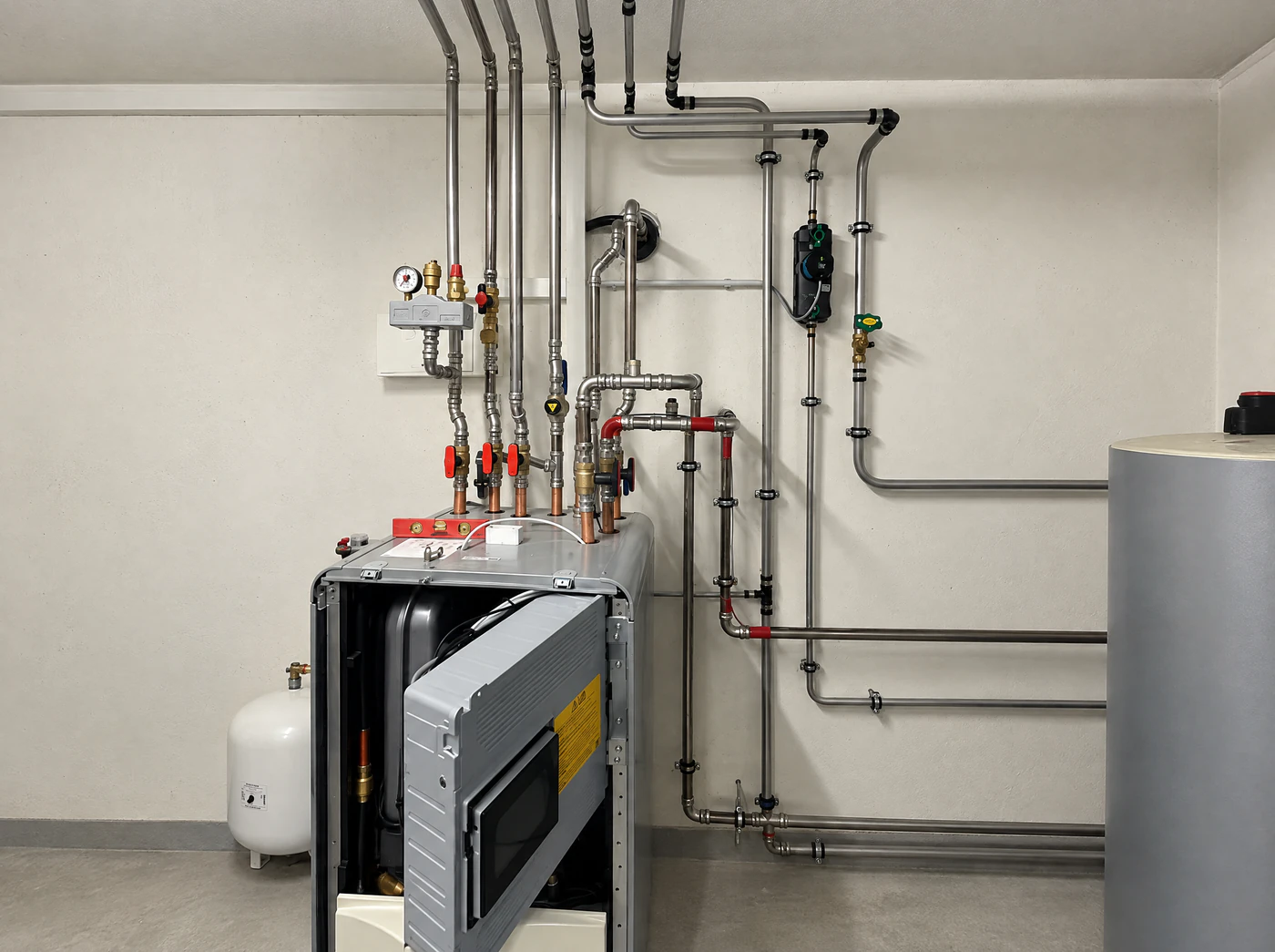 Beispielbild aus dem Wärmepumpen-Portfolio von Die Greinerei